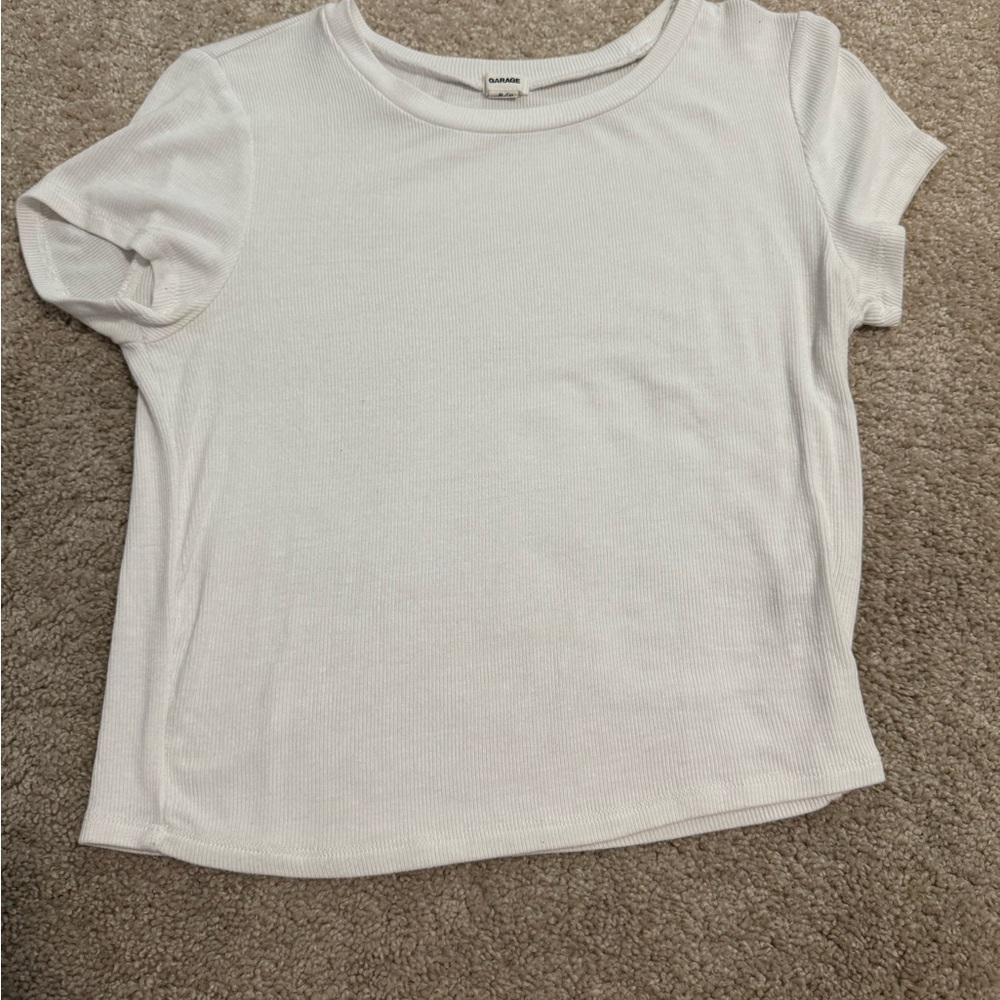 Garage White Short Sleeve Tee